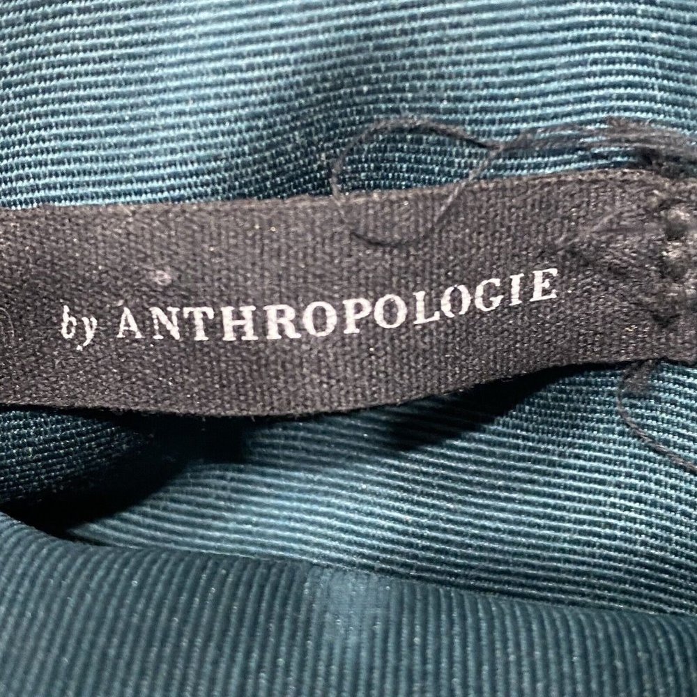 Anthropologie Teal Green Crossbody Bag With Gold Studs - Picture 10 of 14